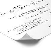 Moderne minimale opblazen hun telefoons bruiloft t poster (Hoek)