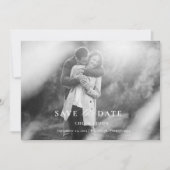 Moderne minimale opslagdatum kaart (Voorkant)