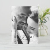 Moderne minimale opslagdatum kaart (Staand voorkant)