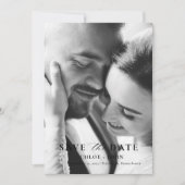 Moderne minimale opslagdatum kaart (Voorkant)