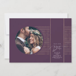 Moderne minimale opslagtijd voor de datumfoto save the date