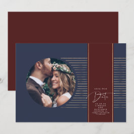 Moderne minimale opslagtijd voor de datumfoto save the date