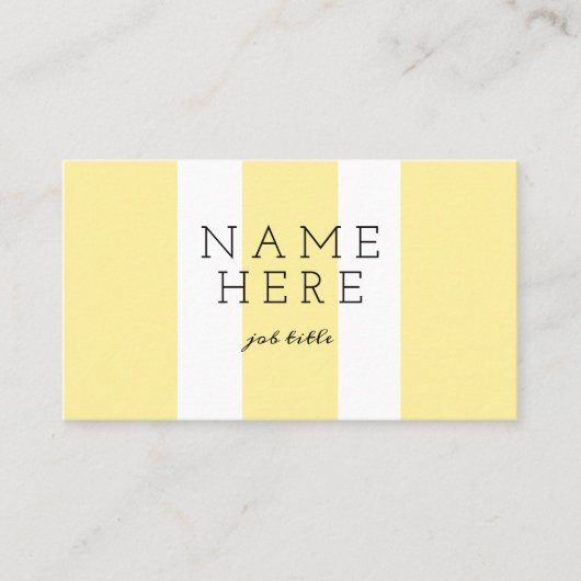Moderne, minimale pasta-mosterdVisitekaartjes Visitekaartje (Voorkant)