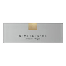 Moderne, minimale pasteelgrijze gradiënt Luxe Gold