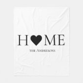 Moderne, minimale persoonlijke cadeautjes voor thu fleece deken (Voorkant)