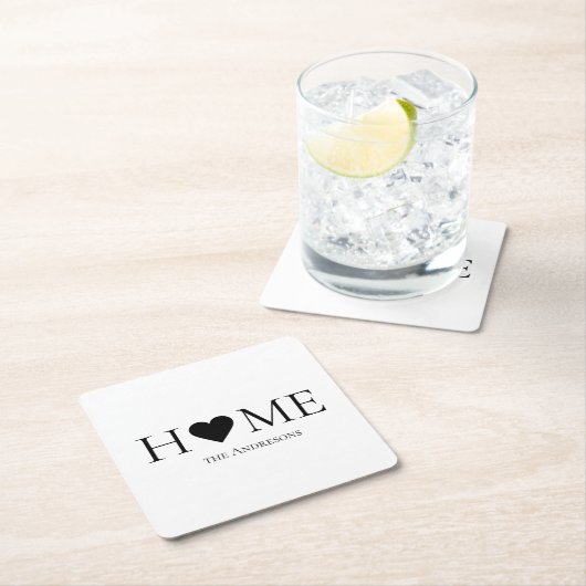 Moderne, minimale persoonlijke cadeautjes voor thu kartonnen onderzetters (Insitu)