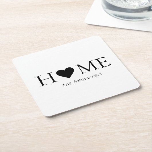 Moderne, minimale persoonlijke cadeautjes voor thu kartonnen onderzetters (Schuin)