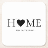 Moderne, minimale persoonlijke cadeautjes voor thu kartonnen onderzetters (Voorkant)