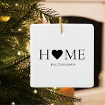Moderne, minimale persoonlijke cadeautjes voor thu keramisch ornament<br><div class="desc">Moderne,  minimale persoonlijke cadeautjes voor thuisgebruik</div>