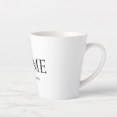 Moderne, minimale persoonlijke cadeautjes voor thu latte mok (Rechts)