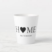 Moderne, minimale persoonlijke cadeautjes voor thu latte mok (Voorkant)