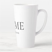 Moderne, minimale persoonlijke cadeautjes voor thu latte mok (Rechts)