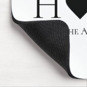 Moderne, minimale persoonlijke cadeautjes voor thu muismat (Hoek)