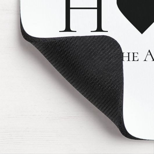 Moderne, minimale persoonlijke cadeautjes voor thu muismat (Hoek)