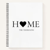 Moderne, minimale persoonlijke cadeautjes voor thu notitieboek (Voorkant)