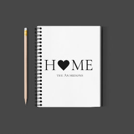 Moderne, minimale persoonlijke cadeautjes voor thu notitieboek