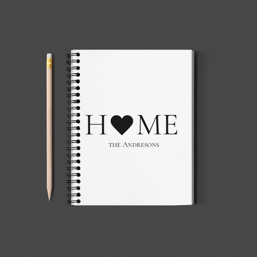 Moderne, minimale persoonlijke cadeautjes voor thu notitieboek