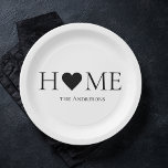 Moderne, minimale persoonlijke cadeautjes voor thu papieren bordje<br><div class="desc">Welkom bij ons Modern Minimal Home Family collectie op Zazzle - de ideale bestemming voor gepersonaliseerde geschenken die uw huis verheffen en familiebanden vieren. Onze zorgvuldig samengestelde selectie van producten combineert het hedendaagse design naadloos met de warmte van het gezin en creëert een unieke en stijlvolle touch voor uw woonruimtes....</div>