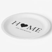 Moderne, minimale persoonlijke cadeautjes voor thu papieren bordje (Gekanteld)