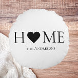 Moderne, minimale persoonlijke cadeautjes voor thu rond kussen<br><div class="desc">Welkom bij ons Modern Minimal Home Family collectie op Zazzle - de ideale bestemming voor gepersonaliseerde geschenken die uw huis verheffen en familiebanden vieren. Onze zorgvuldig samengestelde selectie van producten combineert het hedendaagse design naadloos met de warmte van het gezin en creëert een unieke en stijlvolle touch voor uw woonruimtes....</div>