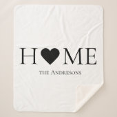 Moderne, minimale persoonlijke cadeautjes voor thu sherpa deken (Voorkant)