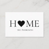 Moderne, minimale persoonlijke cadeautjes voor thu visitekaartje (Voorkant)