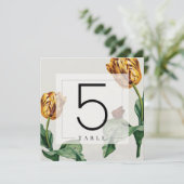 Moderne minimale platte tellingen kaart (Staand voorkant)