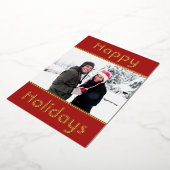 Moderne minimale Prettige feestdagen (Gedraaid)