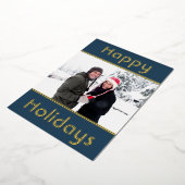 Moderne minimale Prettige feestdagen (Gedraaid)