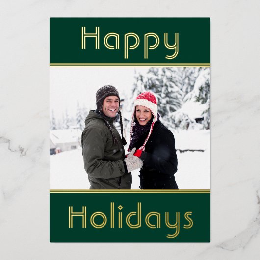 Moderne minimale Prettige feestdagen (Voorkant)