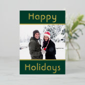 Moderne minimale Prettige feestdagen (Staand Voorkant)