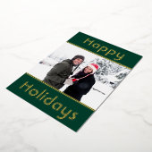 Moderne minimale Prettige feestdagen (Gedraaid)