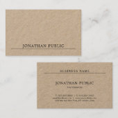 Moderne, minimale professionele basiskwaliteit visitekaartje (Voorkant / Achterkant)