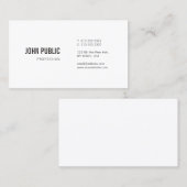 Moderne, minimale professionele, eenvoudige visitekaartje (Voorkant / Achterkant)