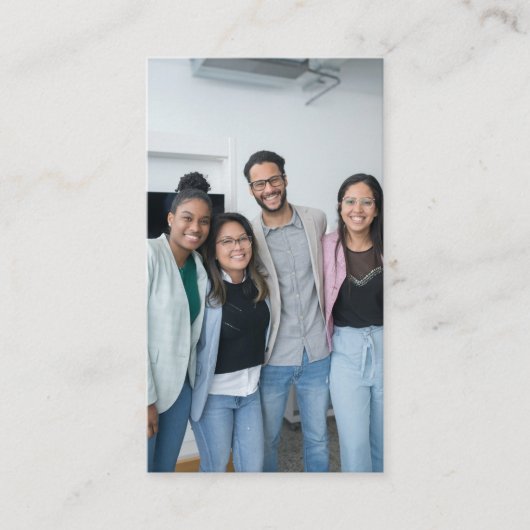 Moderne minimale professionele foto-Logo Visitekaartje (Voorkant)