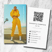 Moderne, minimale professionele fotografie visitekaartje