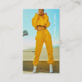 Moderne, minimale professionele fotografie visitekaartje (Voorkant)