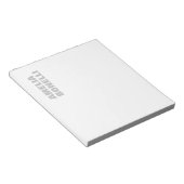 Moderne, minimale professionele laptop notitieblok (Schuin)