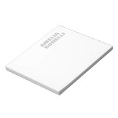 Moderne, minimale professionele laptop notitieblok (Linkerzijde)