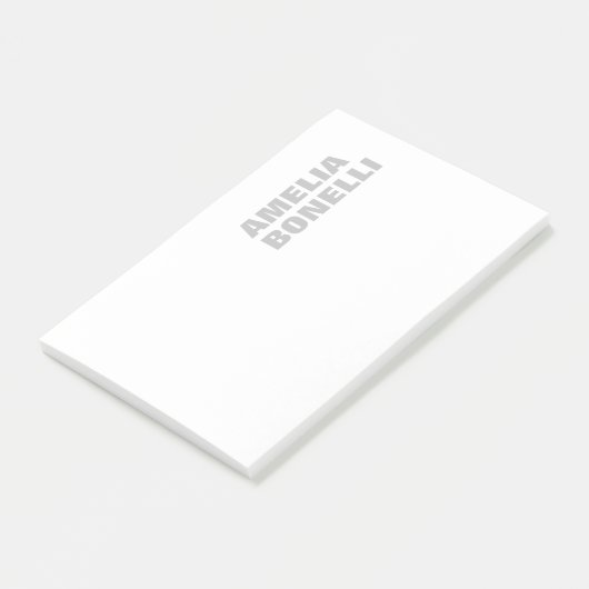 Moderne, minimale professionele laptop post-it® notes (Schuin)