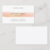 Moderne minimale professionele legante Sjabloon Visitekaartje (Voorkant / Achterkant)