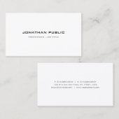 Moderne minimale professionele legante Sjabloon Visitekaartje (Voorkant / Achterkant)