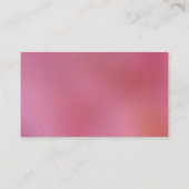 Moderne minimale professionele legante Sjabloon Visitekaartje (Achterkant)