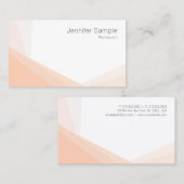 Moderne minimale professionele legante Sjabloon Visitekaartje (Voorkant / Achterkant)