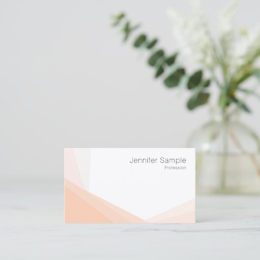 Moderne minimale professionele legante Sjabloon Visitekaartje (Staand voorkant)