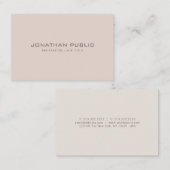 Moderne minimale professionele legante Sjabloon Visitekaartje (Voorkant / Achterkant)