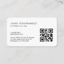 Moderne minimale professionele QR-code