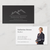 Moderne, minimale professionele Real Estate Realto Visitekaartje (Voorkant / Achterkant)