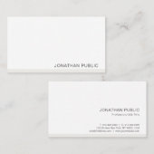 Moderne, minimale professionele Sjabloon legant Visitekaartje (Voorkant / Achterkant)