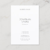 Moderne, minimale professionele Sjabloon legant Visitekaartje (Voorkant)